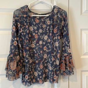 Allison Joy sheer top